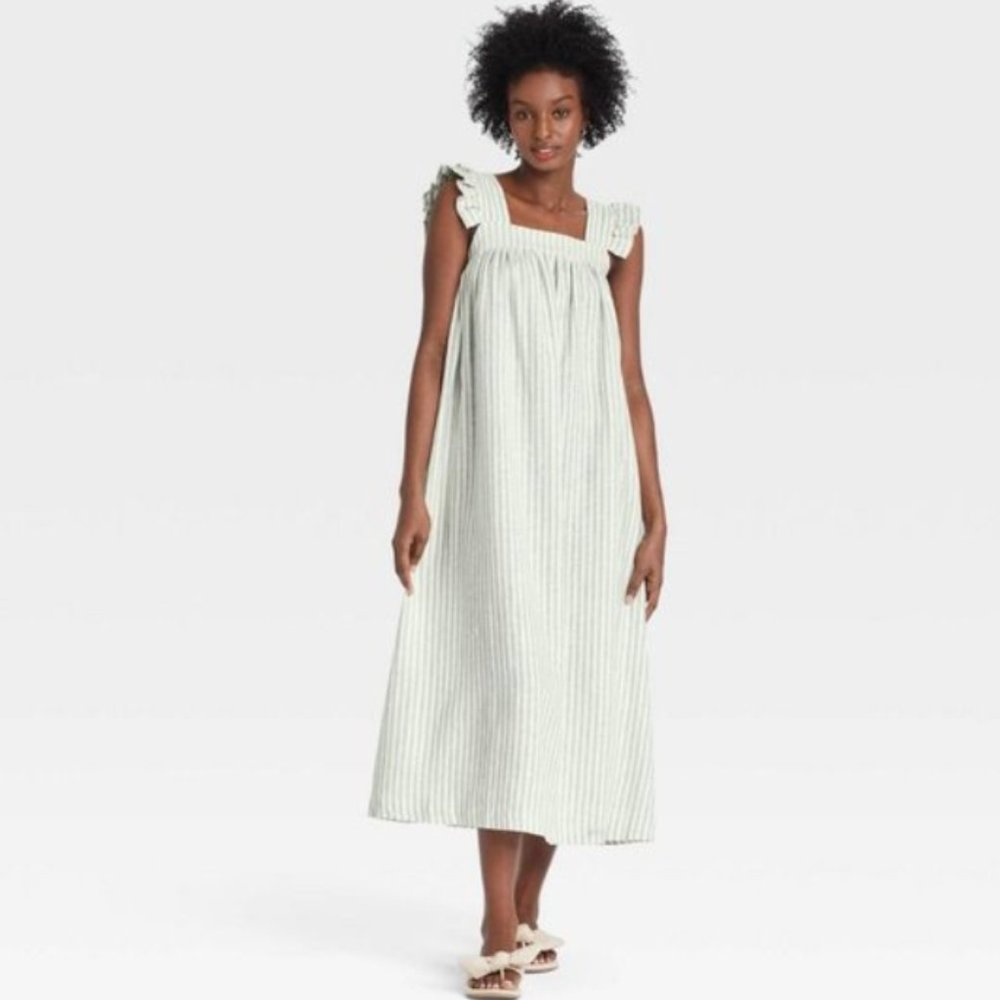 Target a new day Ruffle Short Sleeve Maxi Dress